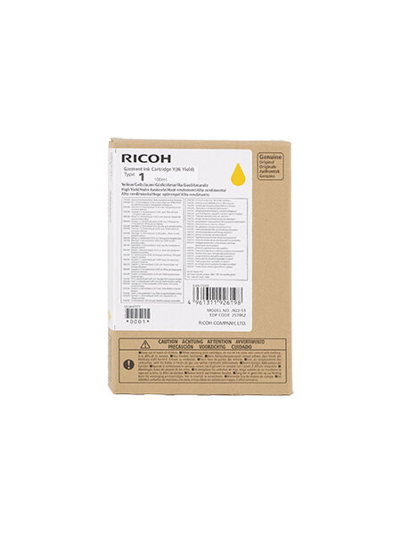 RICOH-RI100-cartridge-geel
