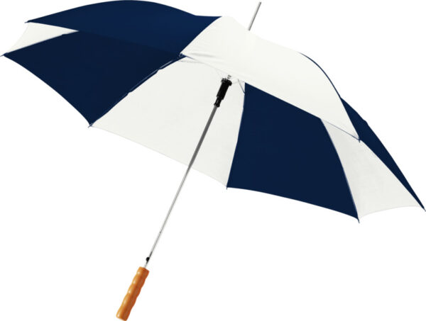 paraplu wit-blauw